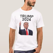 ドナルド・トランプ2024 Tシャツ (正面)