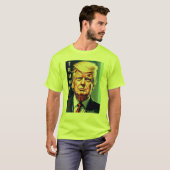 ドナルド・トランプ2024 Tシャツ – 安全グリーン (正面フル)