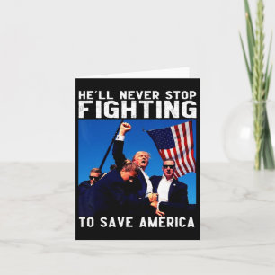 ドナルド・トランプ2025彼はSavにストップ戦うことはない カード