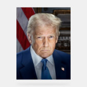 ドナルド・トランプ2025米国大統領ポートレート アクリルサイン (正面)