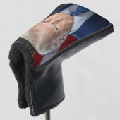 ドナルド・トランプ2025米国大統領ポートレート ゴルフヘッドカバー (3/4 正面)