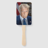 ドナルド・トランプ2025米国大統領ポートレート ハンドファン (裏面)