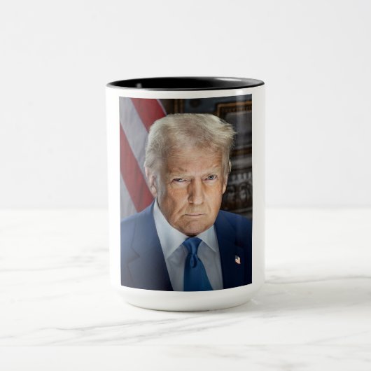 ドナルド・トランプ2025米国大統領ポートレート マグカップ (中央)