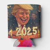 ドナルド・トランプ2025 缶クーラー (裏面)