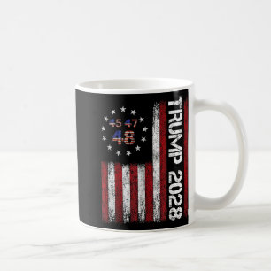 ドナルド・トランプ2028トランプ45 47 48第アメリカ大統領 コーヒーマグカップ