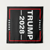 ドナルド・トランプ2028社長 タペストリー (正面(横))