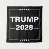 ドナルド・トランプ2028社長 タペストリー (正面)