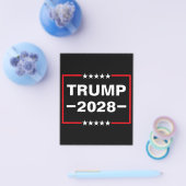 ドナルド・トランプ2028社長 チラシ (シングル)