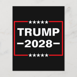 ドナルド・トランプ2028社長 チラシ