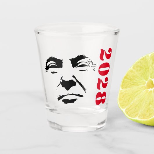 ドナルド・トランプ2028 ショットグラス (正面)