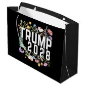 ドナルド・トランプ2028 ラージペーパーバッグ (裏面アングル)