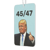 ドナルド・トランプ45/47空気清浄機 カーエアーフレッシュナー (左)