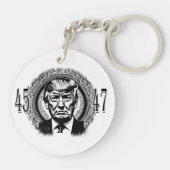 ドナルド・トランプ45/47 キーホルダー (裏面)