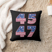 ドナルド・トランプ45-47 クッション (ブランケット)