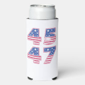 ドナルド・トランプ45-47 スリム缶クーラー (Seltzer裏面)