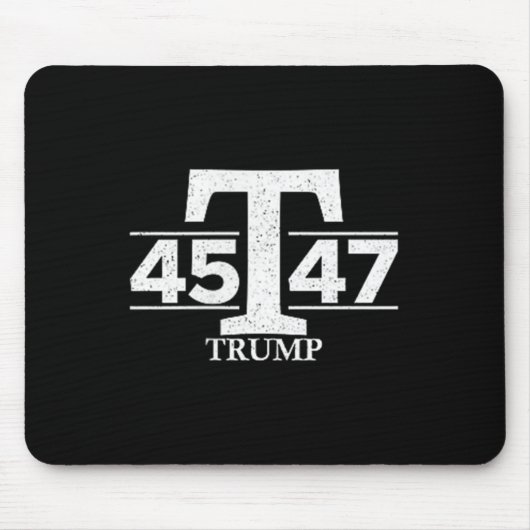 ドナルド・トランプ45 47 45第47代大統領 マウスパッド (正面)