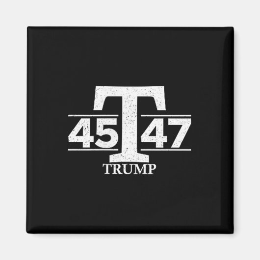 ドナルド・トランプ45 47 45第47代大統領 マグネット (正面)