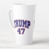 ドナルド・トランプ47 カフェラテマグ (左アングル)