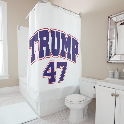 ドナルド・トランプ47 シャワーカーテン (インサイチュ)