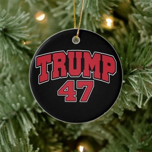 ドナルド・トランプ47 セラミックオーナメント (ツリー)