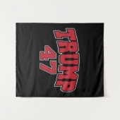 ドナルド・トランプ47 タペストリー (正面(横))