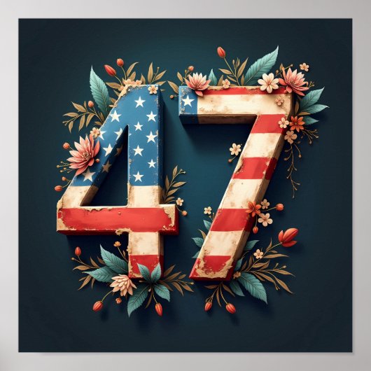 ドナルド・トランプ47 ポスター (正面)