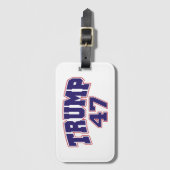 ドナルド・トランプ47 ラゲッジタグ (正面縦)