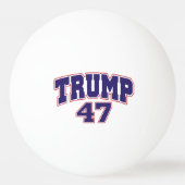 ドナルド・トランプ47 卓球ボール (裏面)