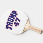 ドナルド・トランプ47 卓球ラケット (横)