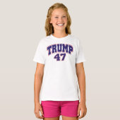 ドナルド・トランプ47 Tシャツ (正面フル)