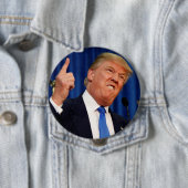 ドナルド・トランプ-ありのままを伝えます 缶バッジ (インサイチュ)