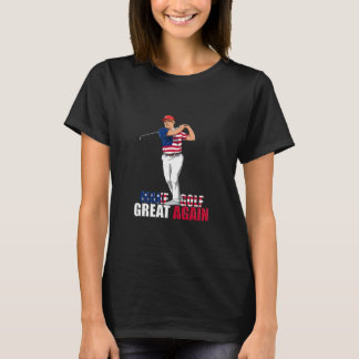 ドナルド・トランプ - おもしろゴルフギフト Tシャツ