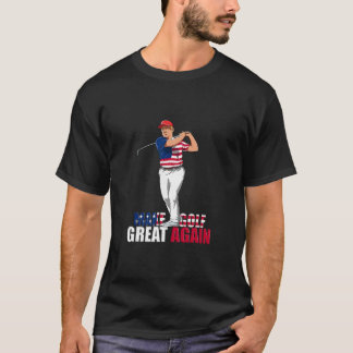 ドナルド・トランプ - おもしろゴルフギフト Tシャツ