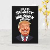 ドナルド トランプ おもしろ ハロウィン グッズ 大統領 カード (黄色い花)