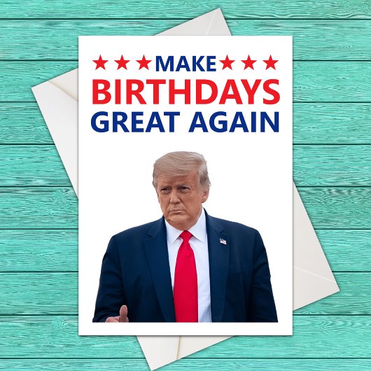 ドナルド・トランプ おもしろ 誕生日カード カード