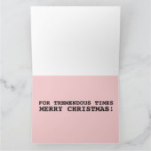 ドナルド・トランプ すばらしい時代 クリスマスカード カード (内部)