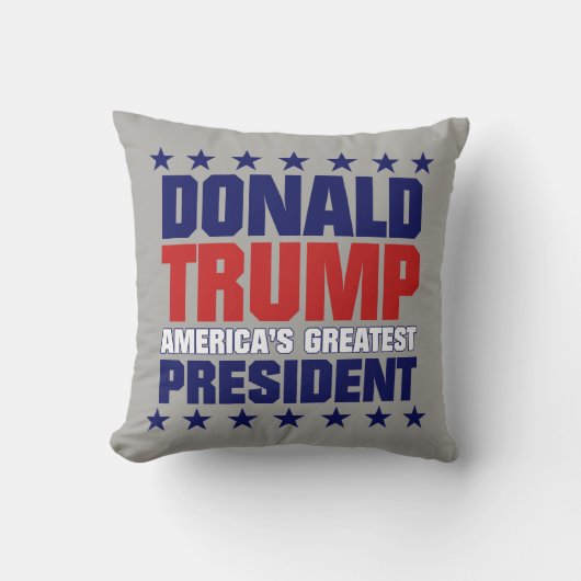 ドナルド・トランプ-アメリカですばらしい大統領 クッション (正面)