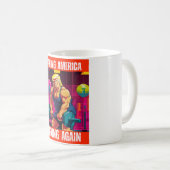 ドナルド・トランプ – アメリカを再び強くする コーヒーマグカップ (正面右)