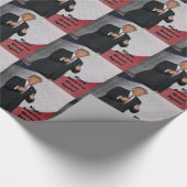 ドナルド・トランプ-アメリカを素晴らしく再度させて下さい! ラッピングペーパー (角)