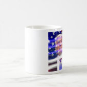 ドナルド・トランプ・アメリカ国旗 コーヒーマグカップ (中央)
