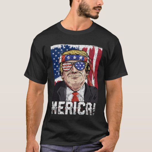 ドナルド・トランプ・アメリカ大統領 Tシャツ (正面)