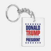 ドナルド・トランプ – アメリカ素晴らし総長 キーホルダー (正面左)