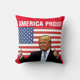 ドナルド・トランプ・アメリカ誇りを持った・ピロー クッション