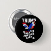 ドナルド トランプ アメリカ 政治 正義 選挙 再 缶バッジ (正面&裏面)