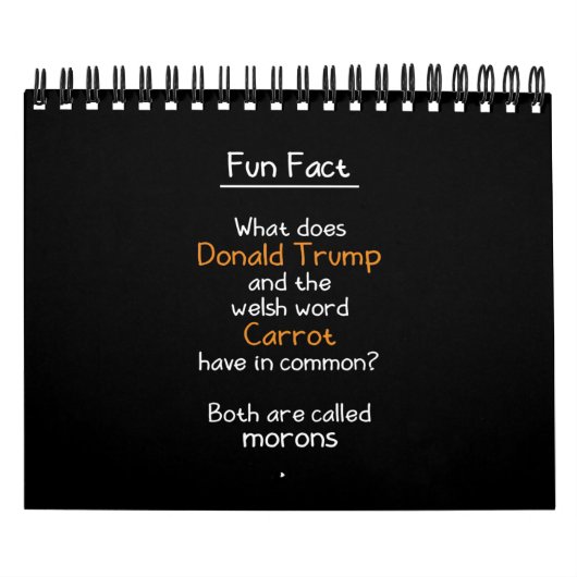 ドナルド·トランプ·アンド·ウェルシュ·ニンジン カレンダー (カバー)