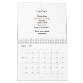 ドナルド·トランプ·アンド·ウェルシュ·ニンジン カレンダー (3月 2026)