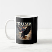 ドナルド・トランプ・イーグル米国アメリカ大統領 コーヒーマグカップ (左)