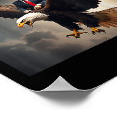 ドナルド・トランプ・イーグル米国アメリカ大統領 ポスター (角)