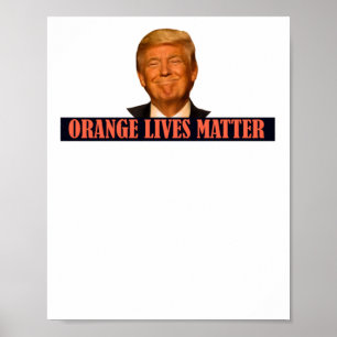 ドナルド・トランプ・オレンジ・ライフステッカー ポスター
