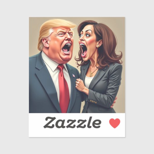 ドナルド・トランプ・カマラハリス シール (シート)